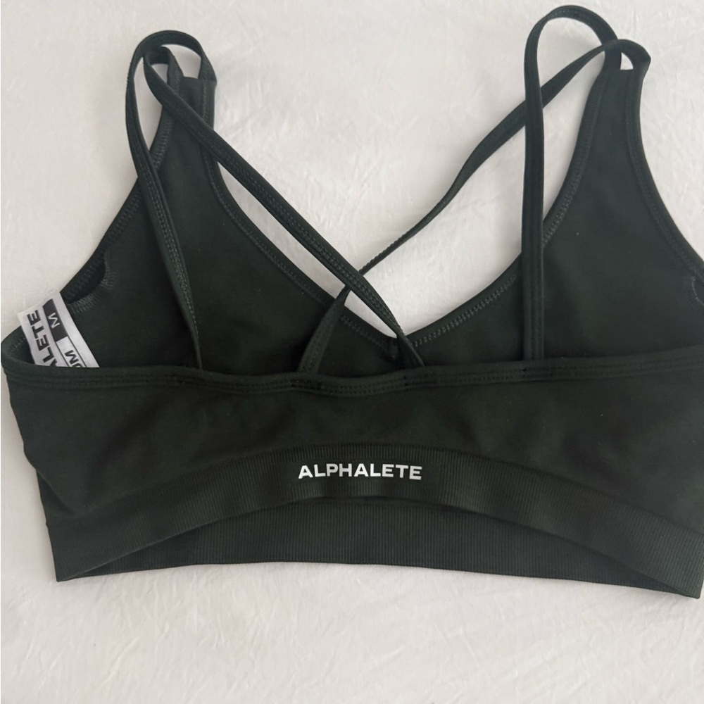 Alphalete Deep Green Sports Bra